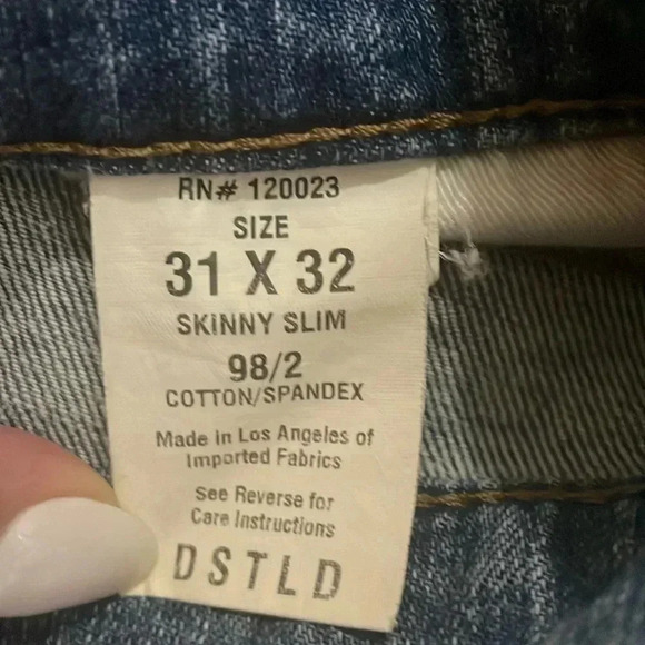Dstld jeans skiny slim for men’s - Picture 7 of 10